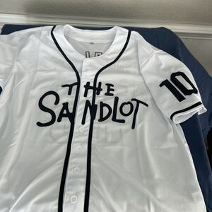 Movie The Sandlot Smalls 10 Baseball Jersey Stitched Size M